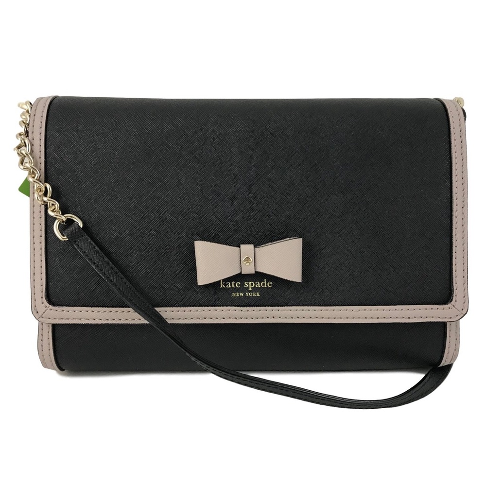 ♠️ Kate Spade Hazel Court Alek Leather Crossbody Handbag
